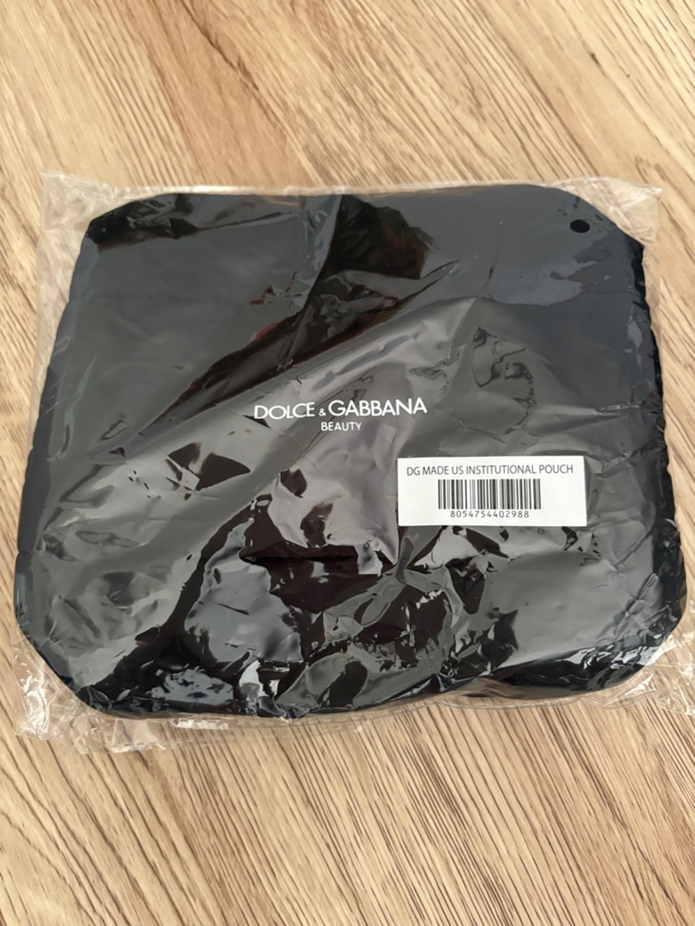 Dolce & Gabbana Black Beauty Small Pouch with Logo
